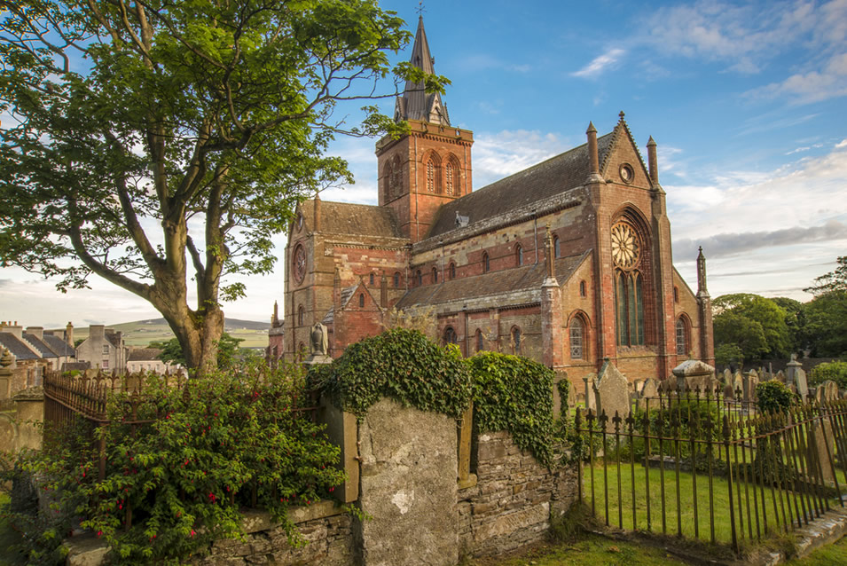 St Magnus Cathedral in Kirkwall, Orkney